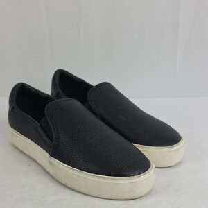 UGG Jass black Leather Slip On Women's Shoes